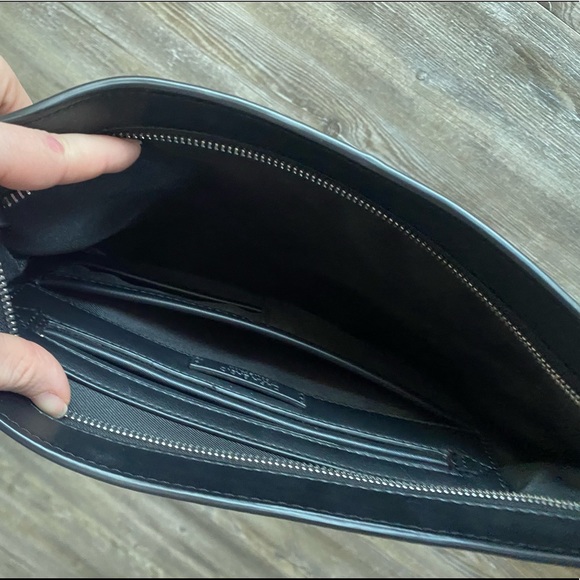 Zara Black Envelope Clutch - Picture 3 of 5